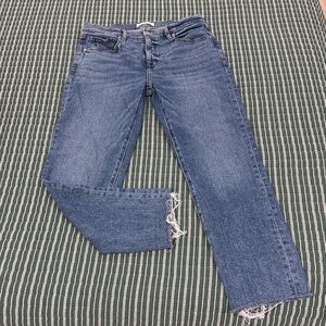 LOFT Slim Leg Jeans in Medium Blue Denim